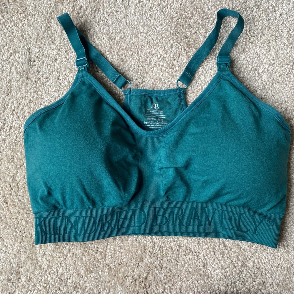 Kindred Bravely Sublime Hands Free Nursing and Pumping Bra - size medium